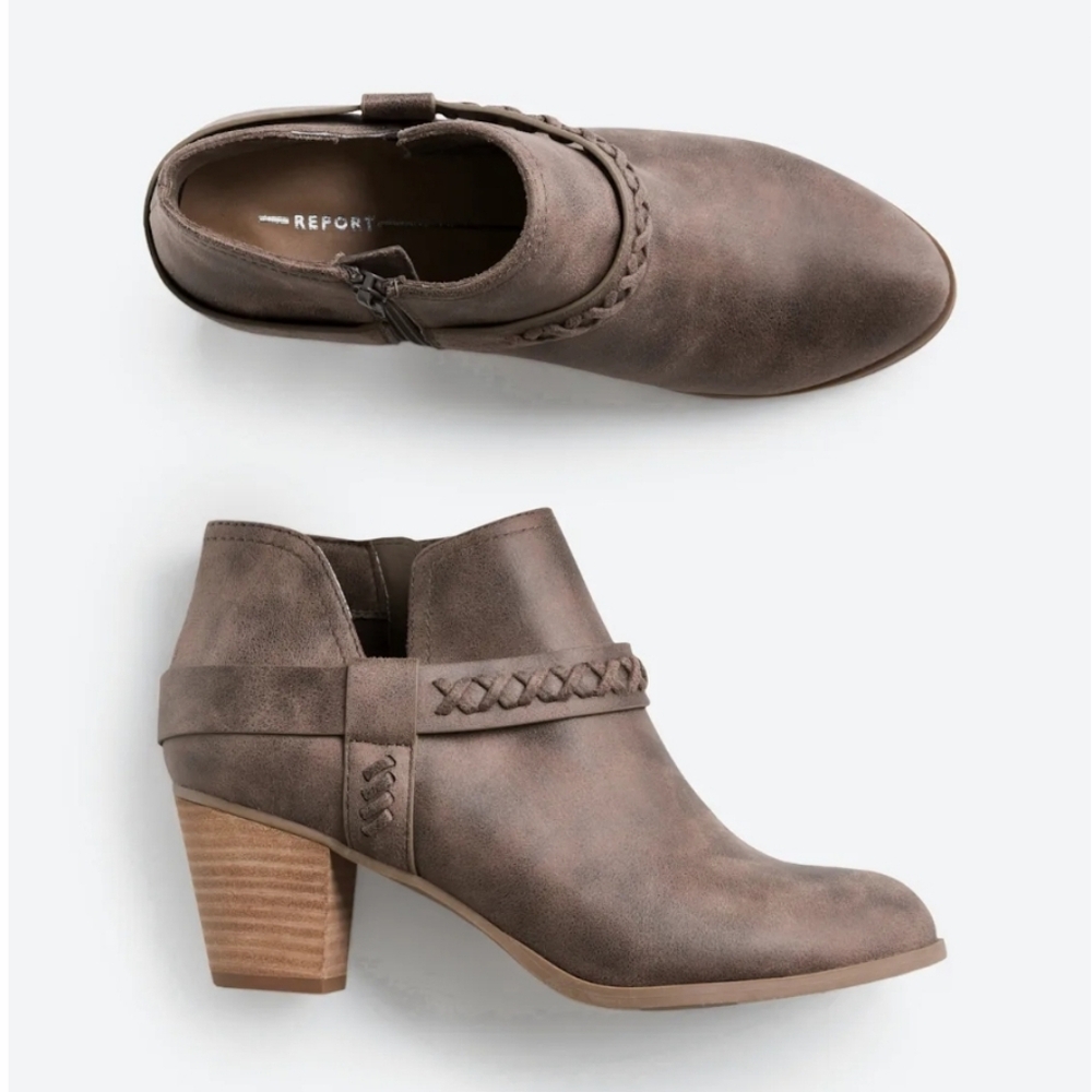 Report Footwear Carl Cut Out Heeled Bootie